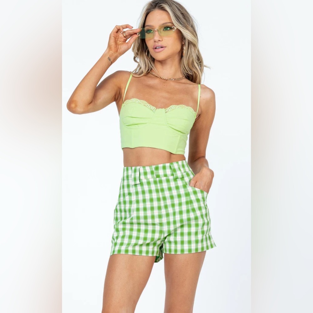 Princess Polly Tashie Shorts Green